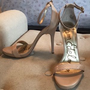 Sam Edelman Eleanor Strappy Heel size 10 nude